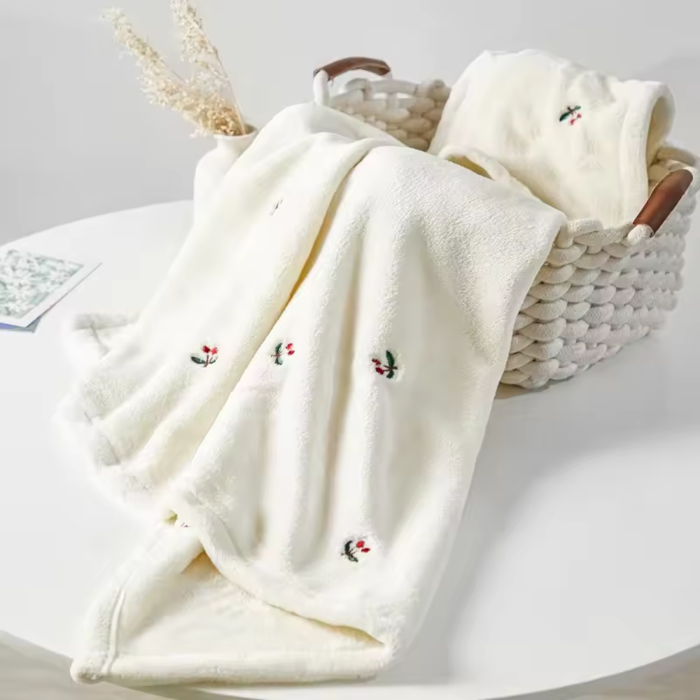 Fleece Baby Blanket Swaddle | Quilted Stroller Blanket