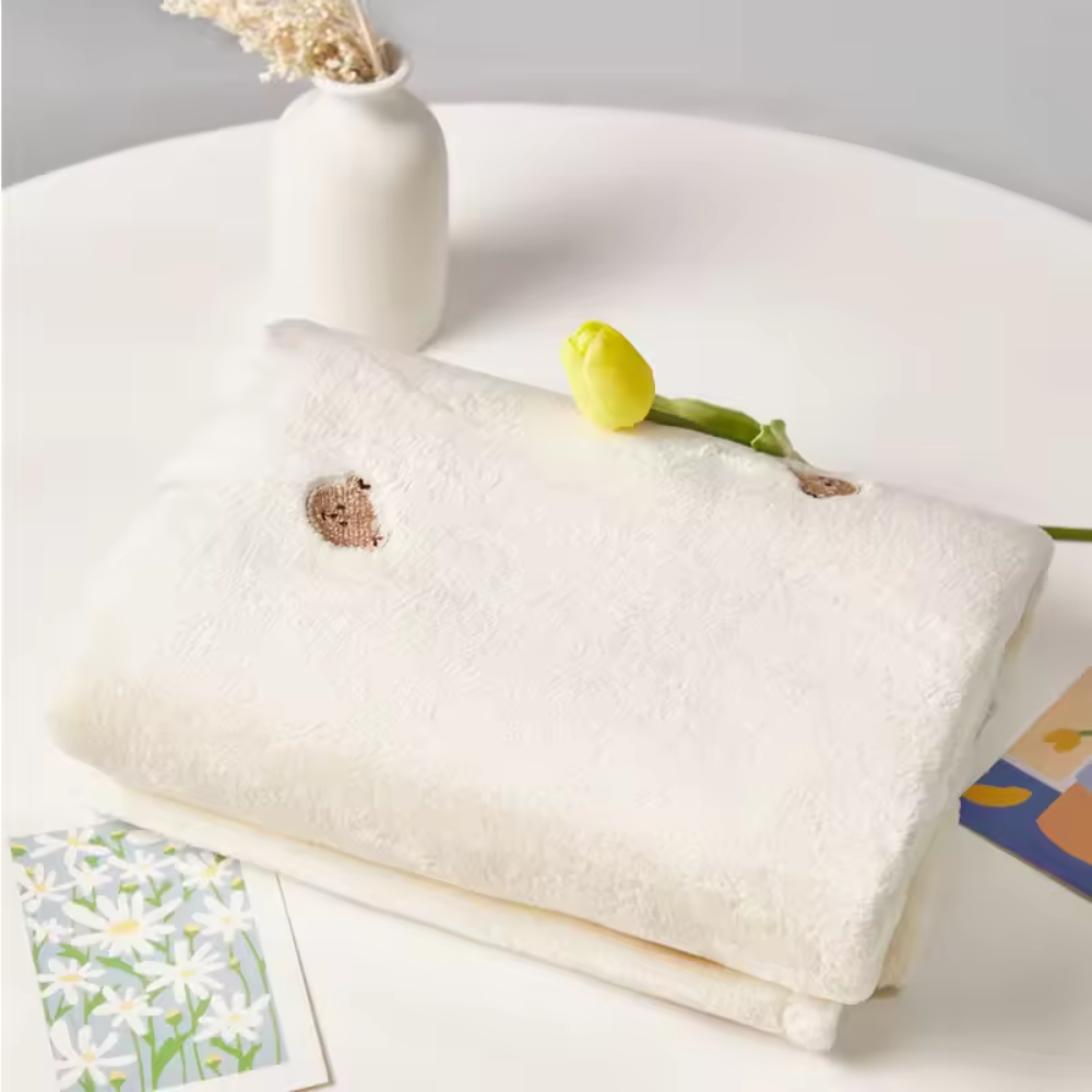 Fleece Baby Blanket Swaddle | Quilted Stroller Blanket