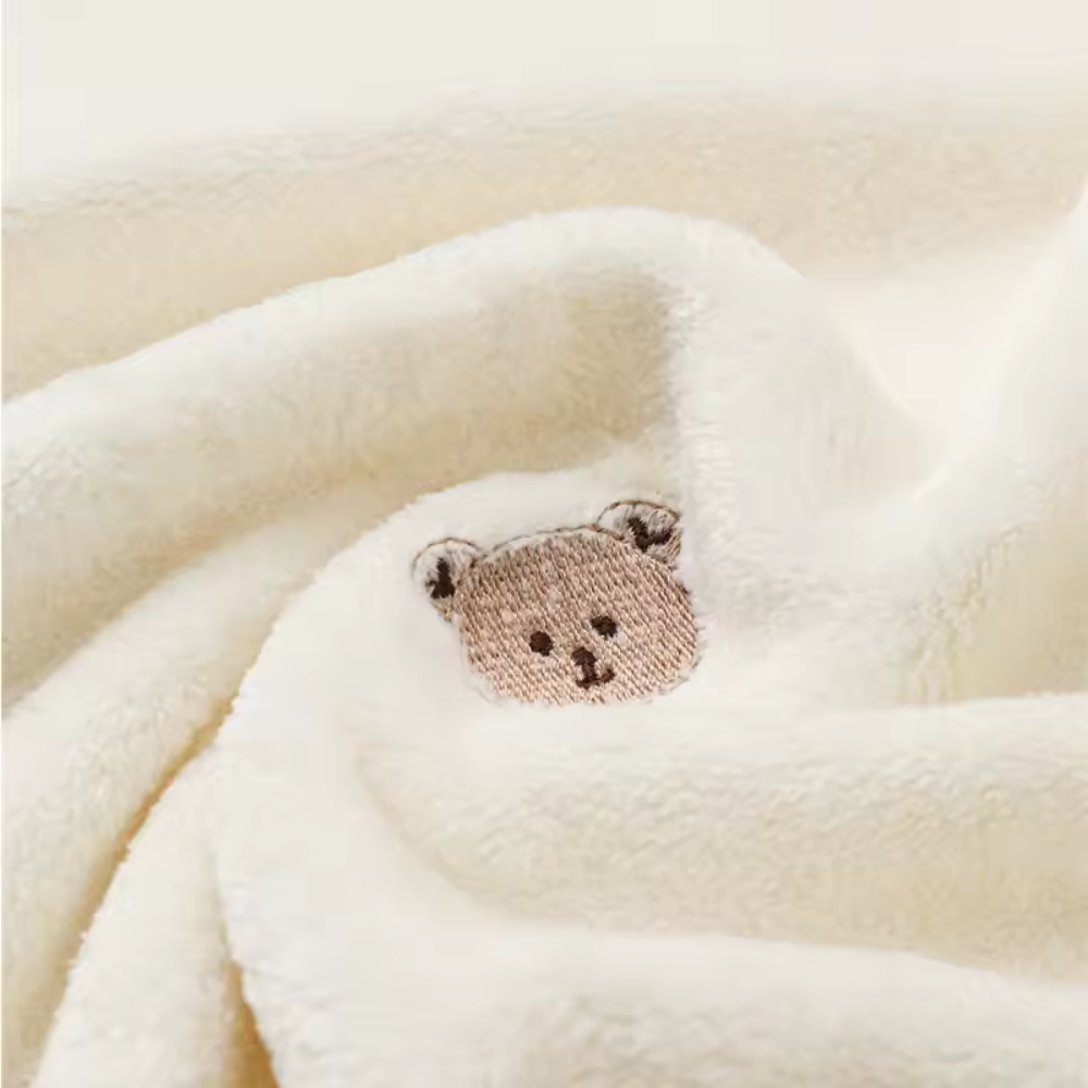 Fleece Baby Blanket Swaddle | Quilted Stroller Blanket