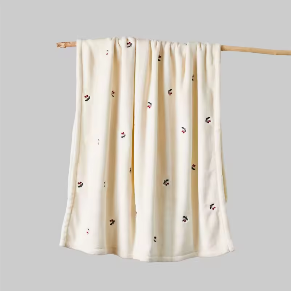Fleece Baby Blanket Swaddle | Quilted Stroller Blanket