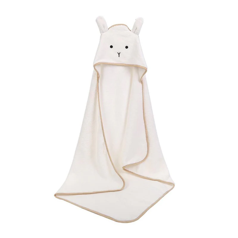 Fleece Hooded Bath Towel for Babies | Newborn