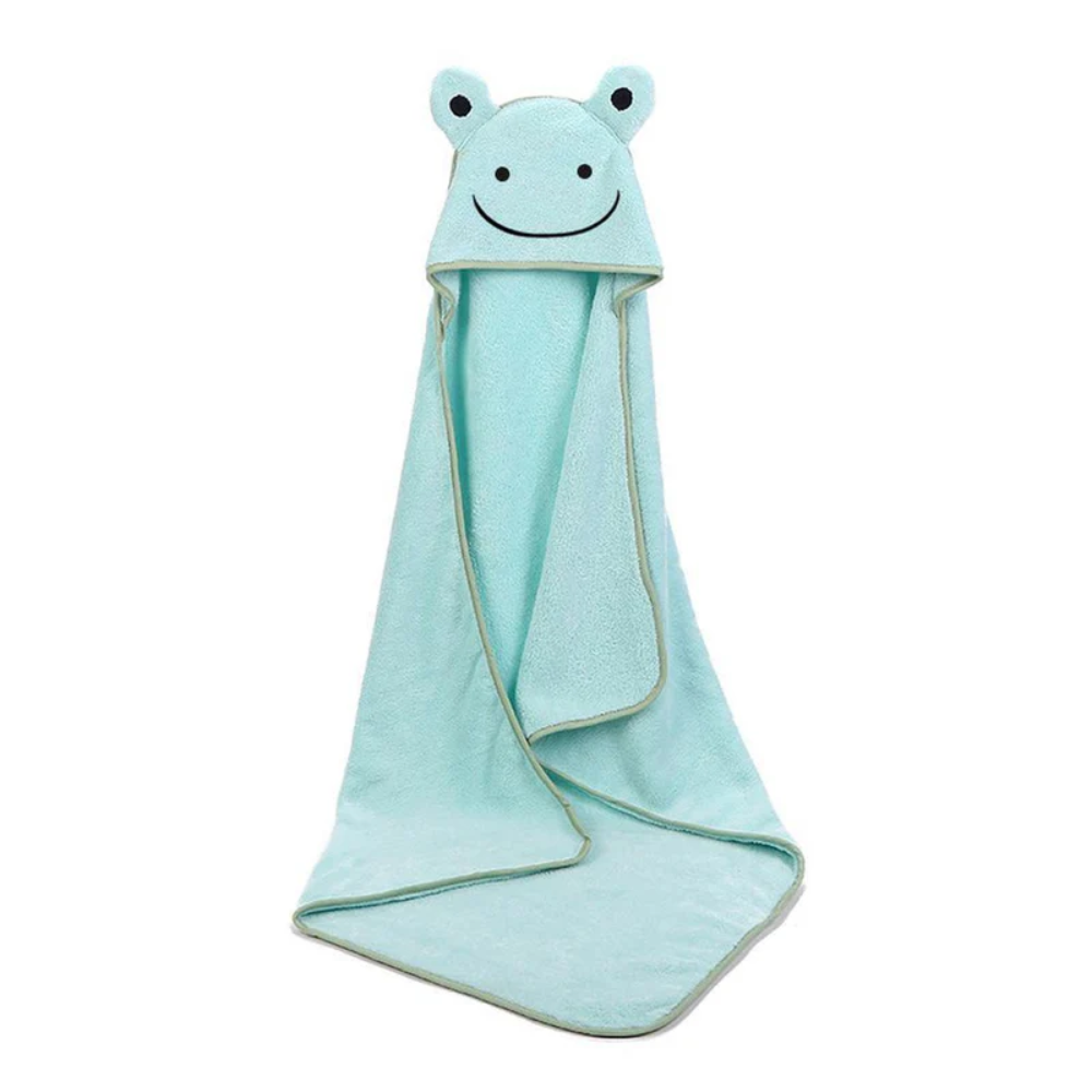 Fleece Hooded Bath Towel for Babies | Newborn