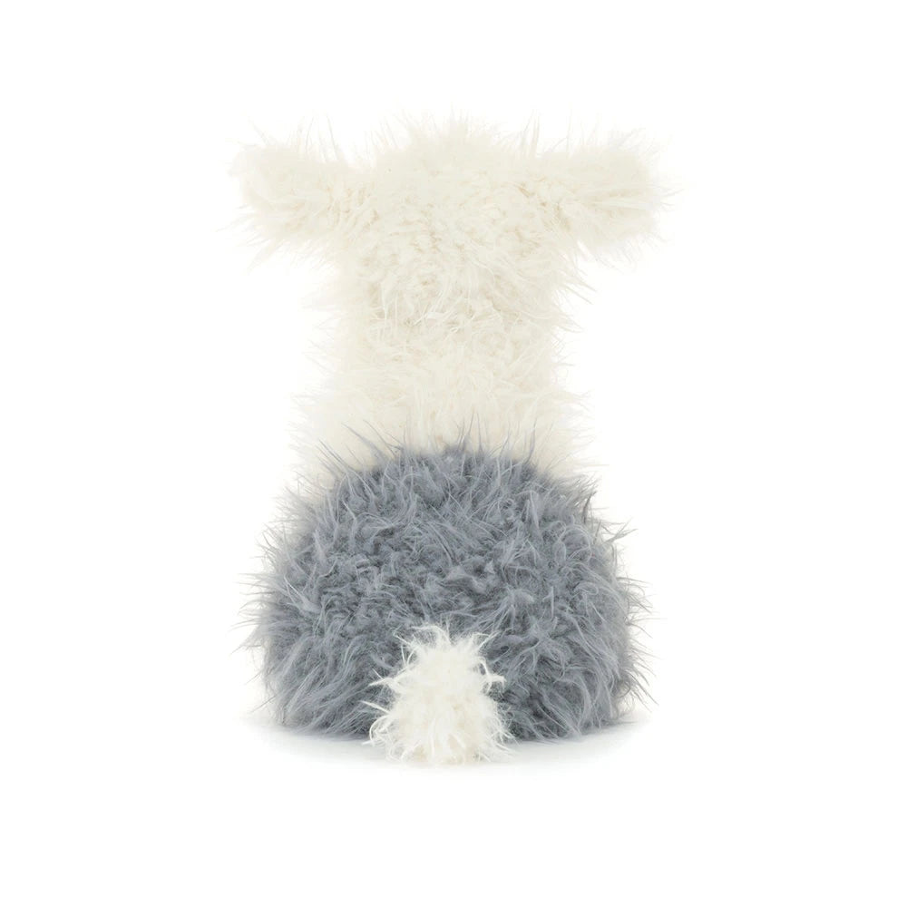 Fluffy White Sheepdog Plush Toy