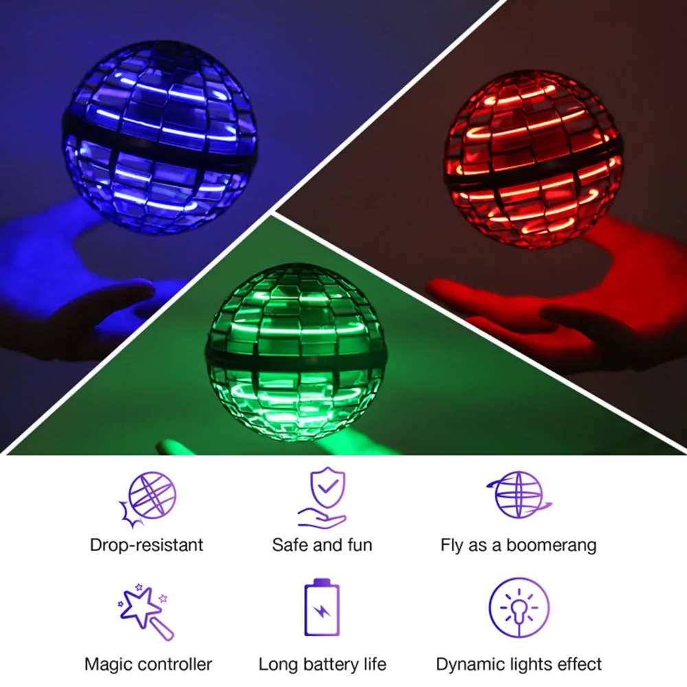 Flying Boomerang Ball – Interactive Hover Ball Toy for Kids & Adults