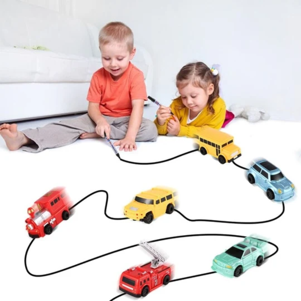 Follow The Line Inductive Car – Interactive Drawing and Line Tracking Toy for Kids