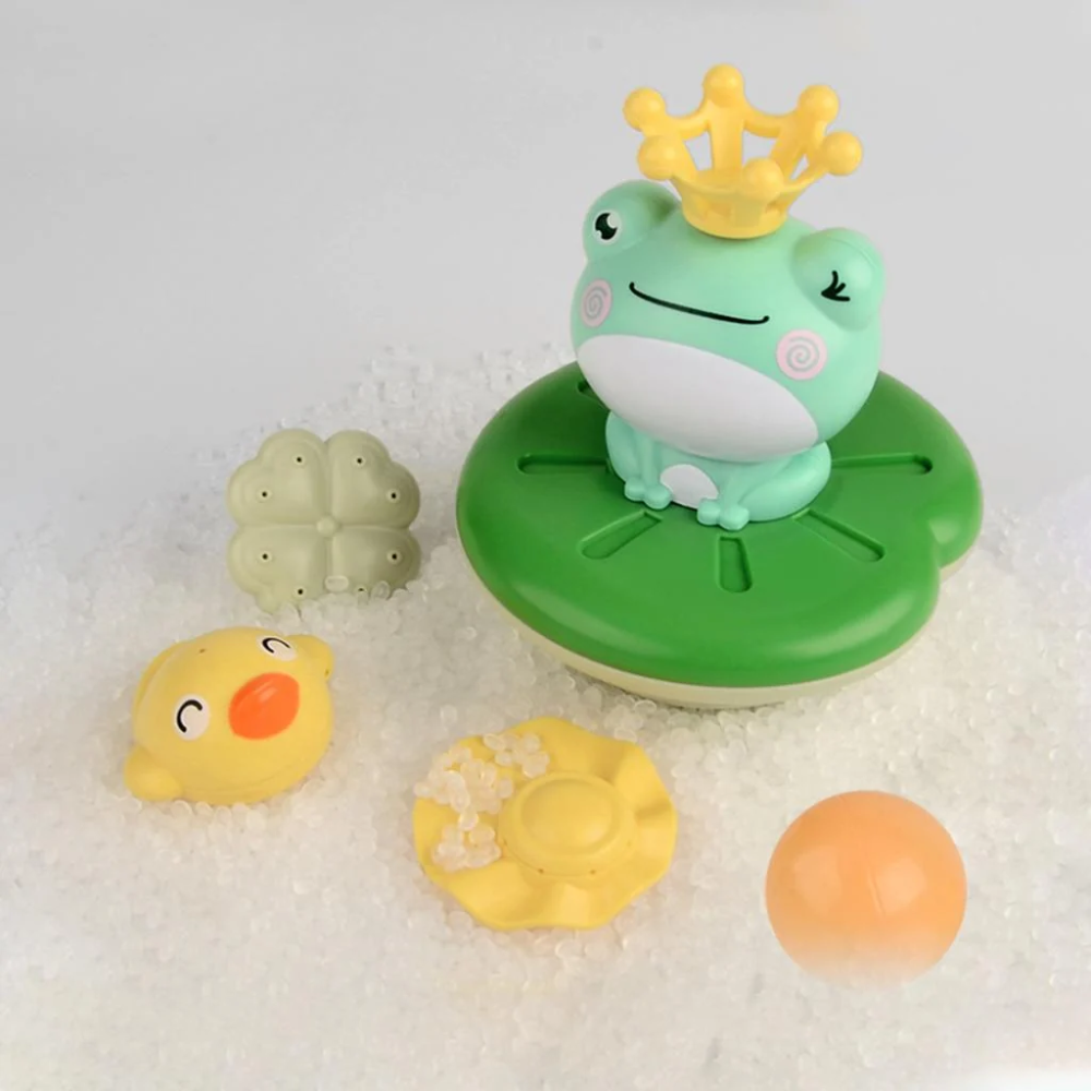 Frog Bath Fountain Toy – Electric Water Sprinkler Toy for Kids