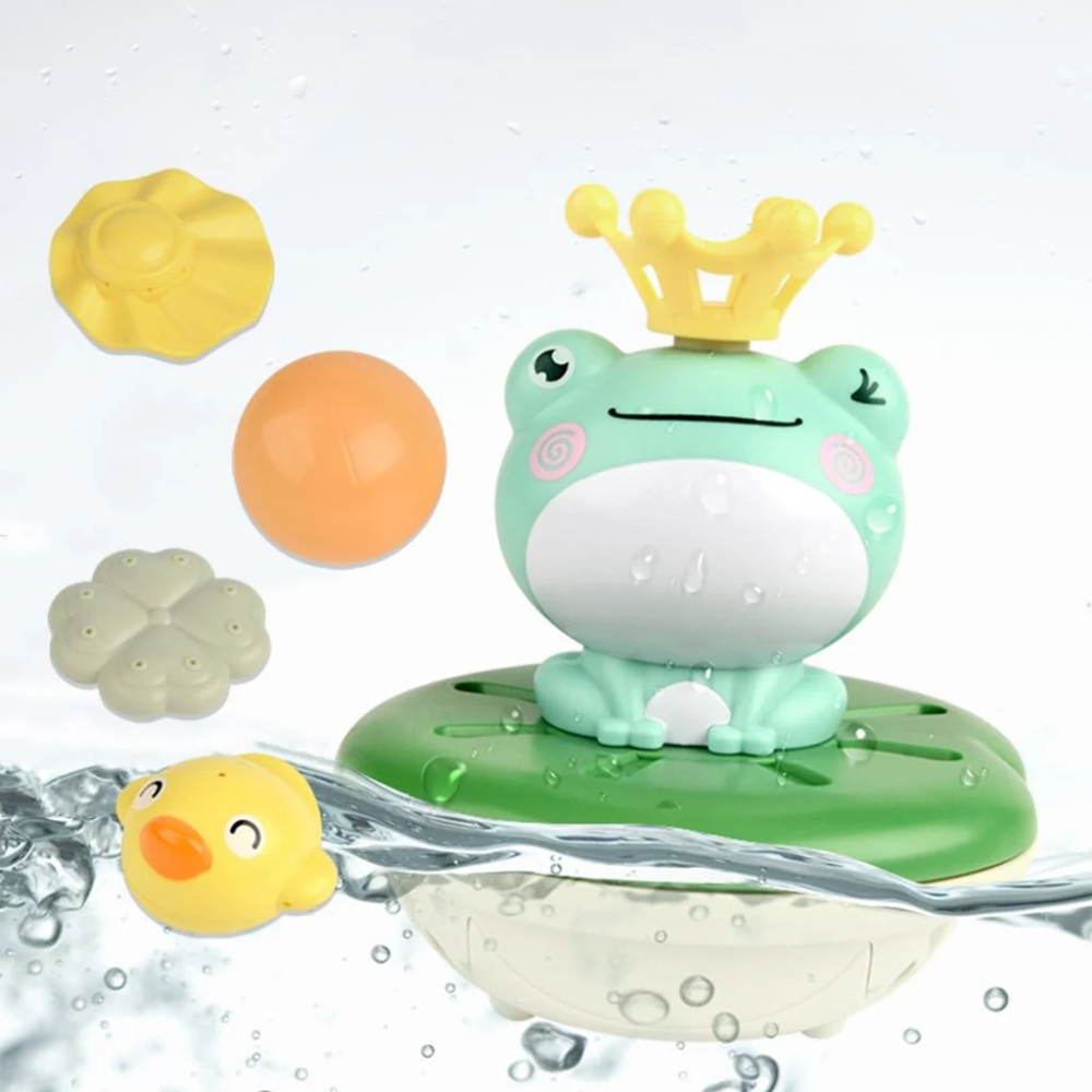 Frog Bath Fountain Toy – Electric Water Sprinkler Toy for Kids