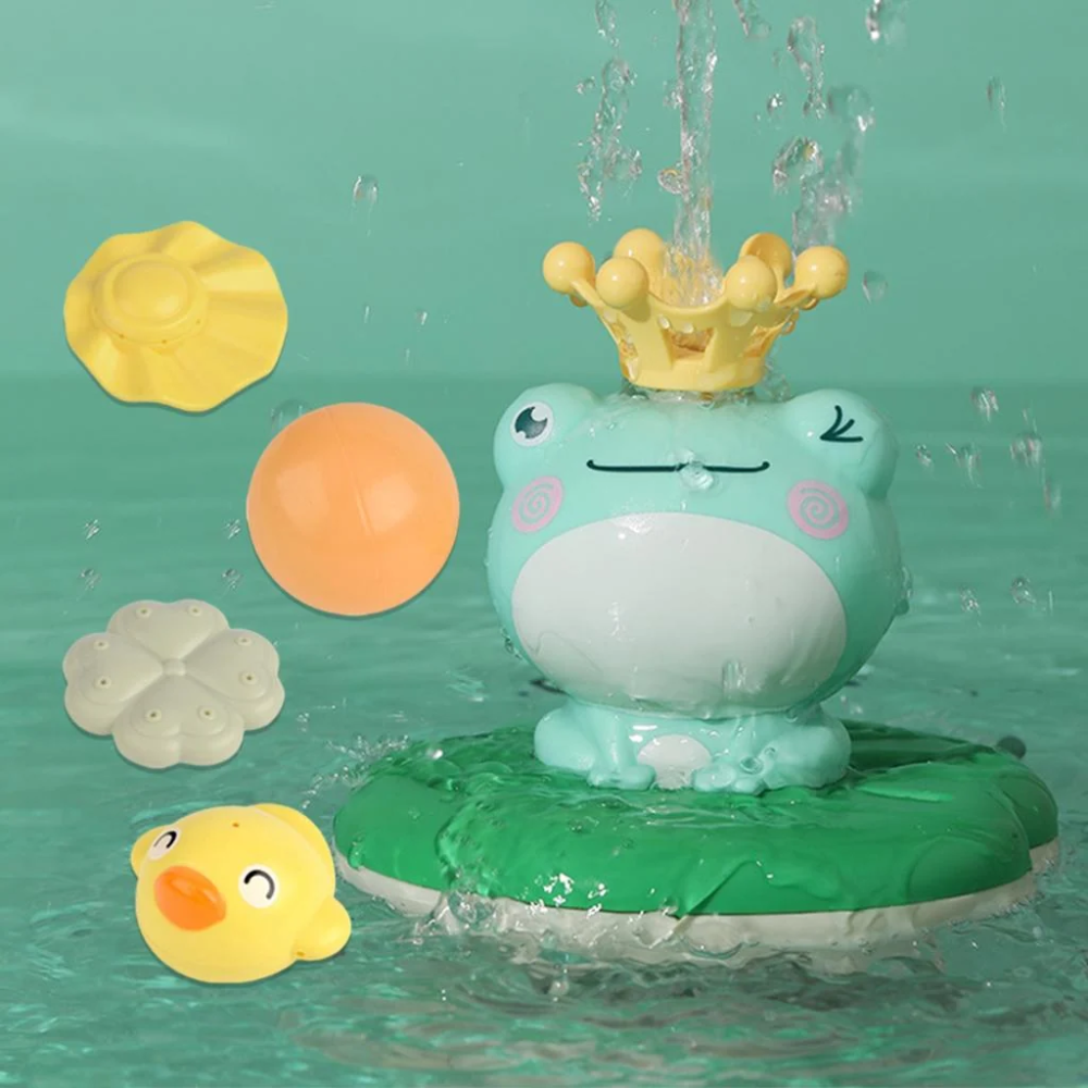 Frog Bath Fountain Toy – Electric Water Sprinkler Toy for Kids