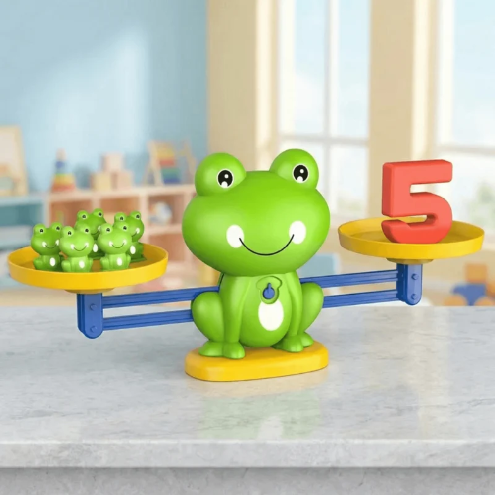 FrogCount Kids Math Balance Game – Educational Counting and Addition Toy