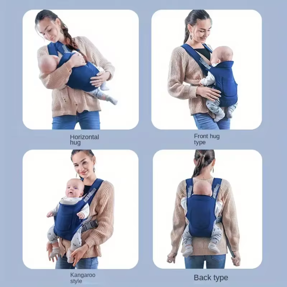 4-in-1 Baby Carrier Backpack – Front Facing Ergonomic Baby Carrier with Adjustable Straps