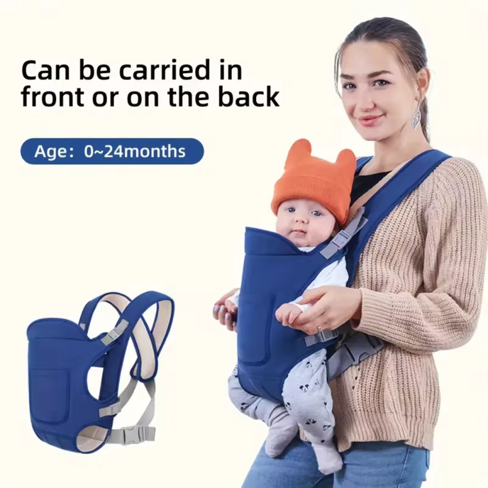 4-in-1 Baby Carrier Backpack – Front Facing Ergonomic Baby Carrier with Adjustable Straps