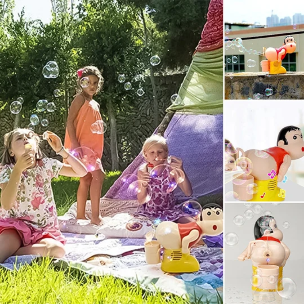 Funny Fart Bubble Blower – Automatic Bubble Machine with Sound Effects for Kids