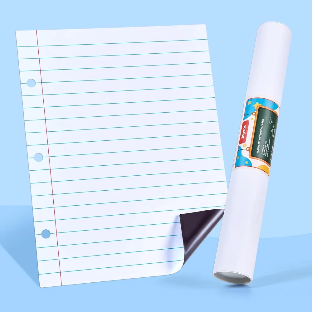 Giant Magnetic Dry Erase Lined Paper – 22 x 28 Inch Reusable Handwriting Practice Whiteboard for Classroom