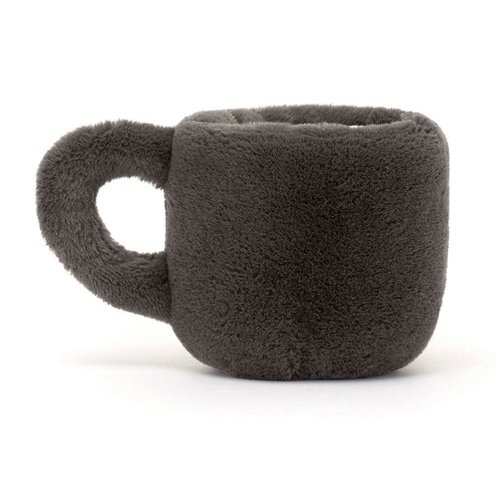 Gray Coffee Cup Plush Toy