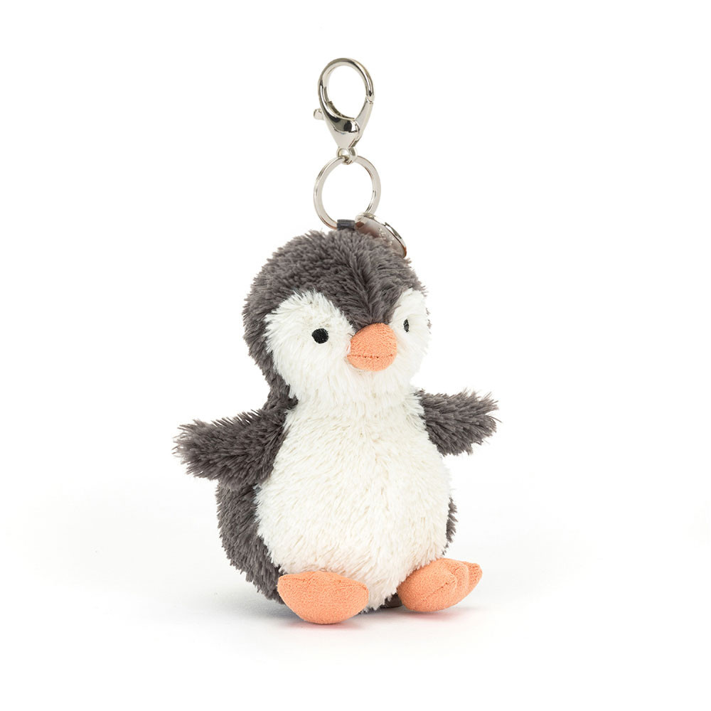 Gray Penguin Bag Charm
