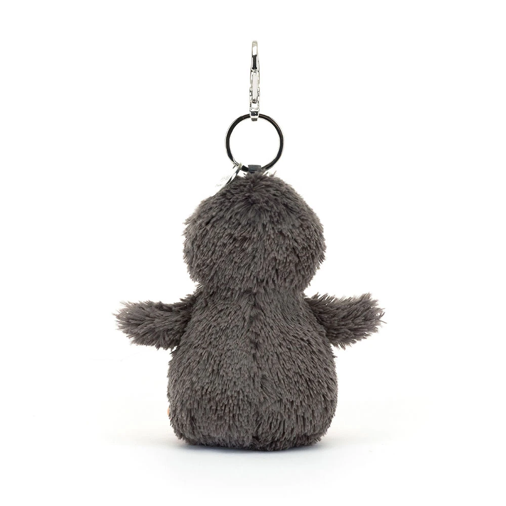 Gray Penguin Bag Charm