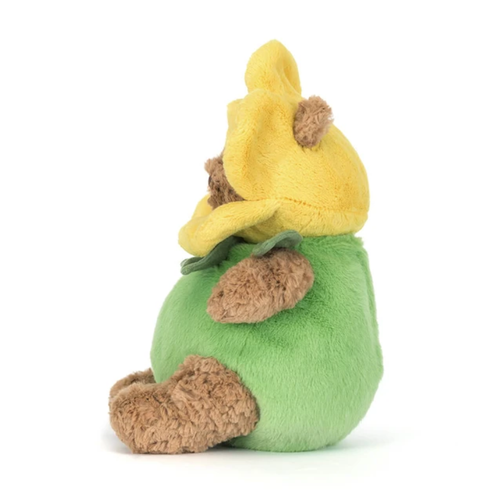 Green Daffodil Bear Plush Toy