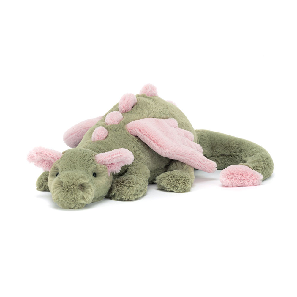 Green Fantasy Dragon Plush Toy