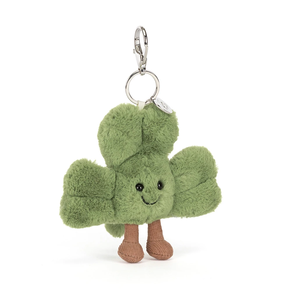 Green Shamrock Bag Charm