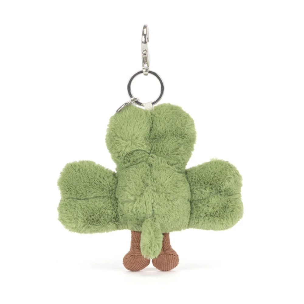 Green Shamrock Bag Charm
