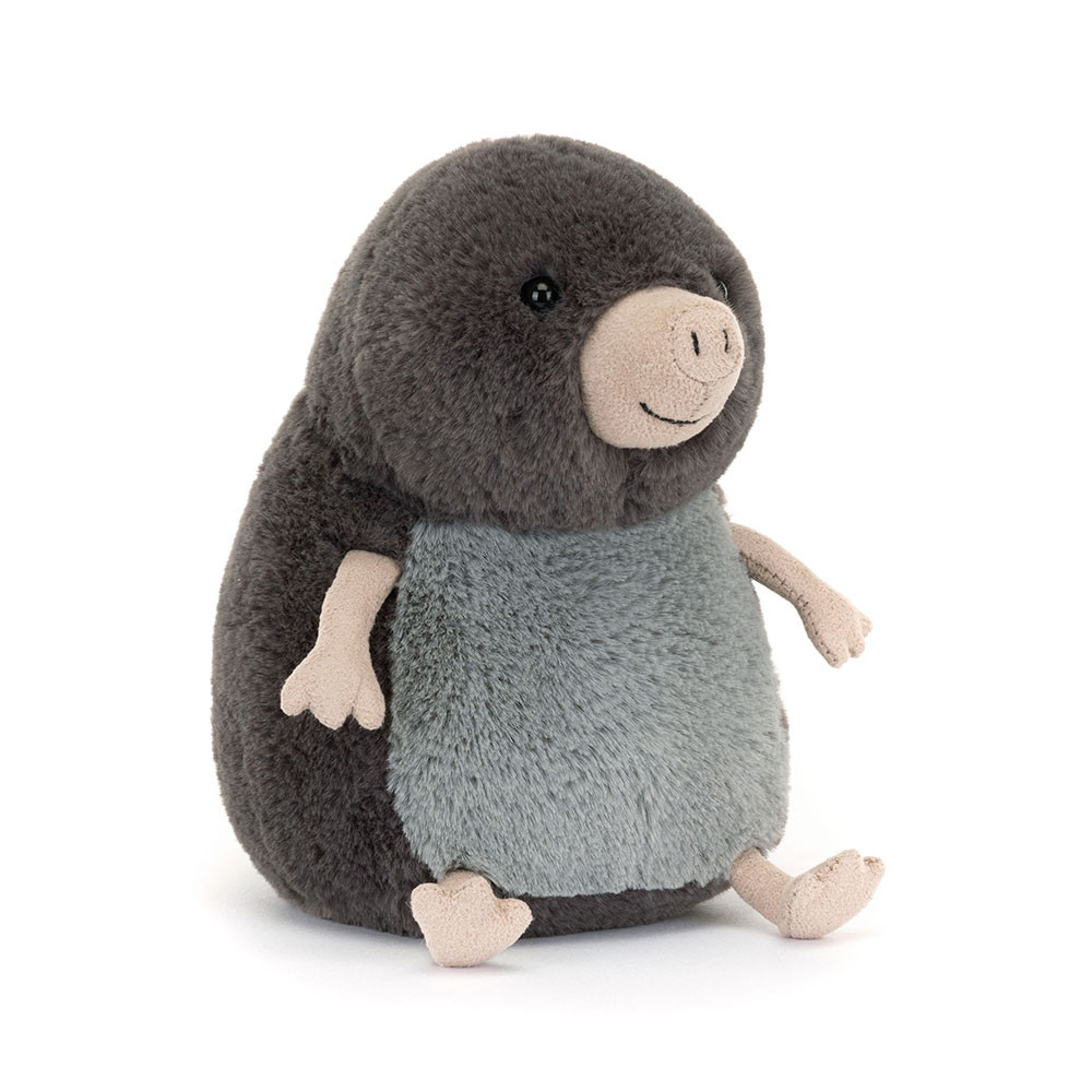 Grey Mole Plush Toy
