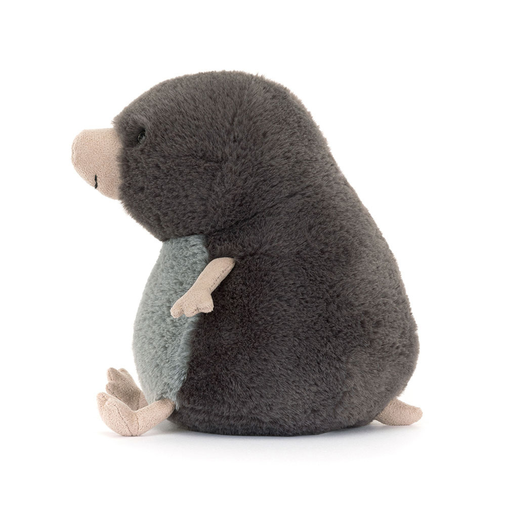 Grey Mole Plush Toy