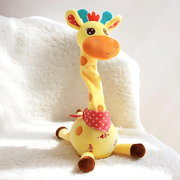Grooffa Talking Giraffe Toy – Interactive Dancing Toy with Music and Lights for Kids