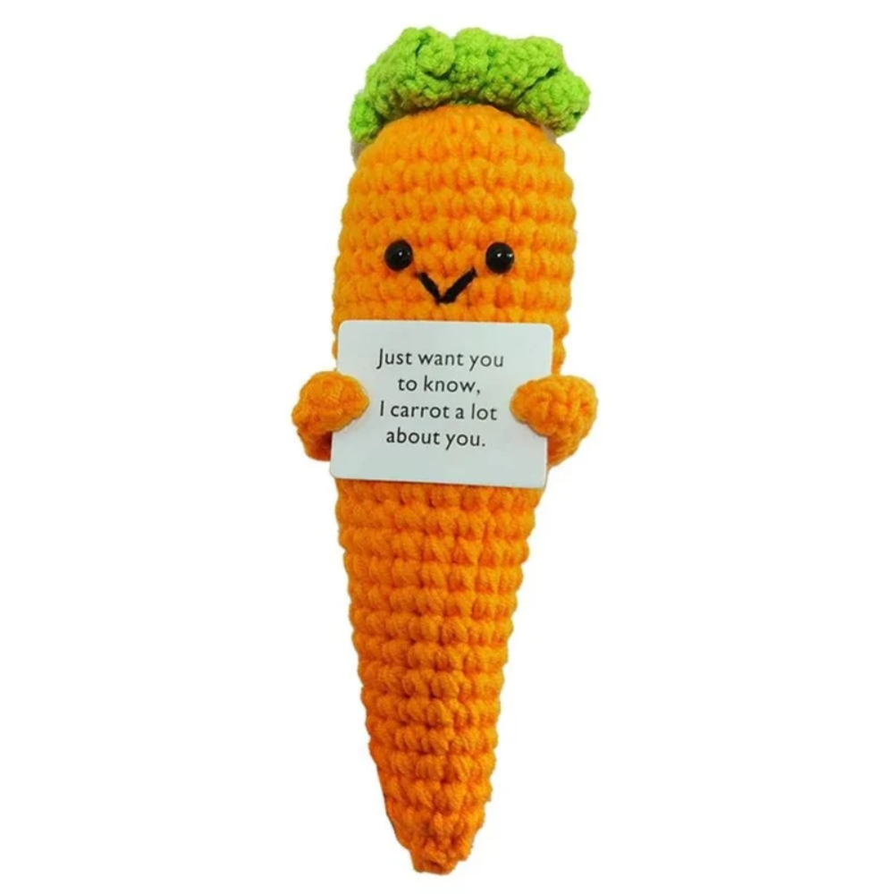 Handmade Crochet Plush Characters – Cute Knitted Fruit and Vegetable Toys