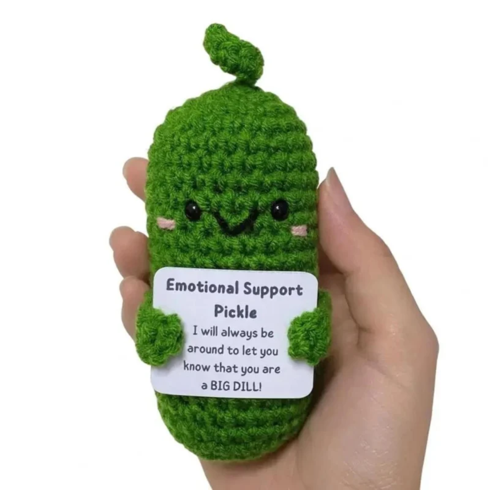 Handmade Crochet Plush Characters – Cute Knitted Fruit and Vegetable Toys