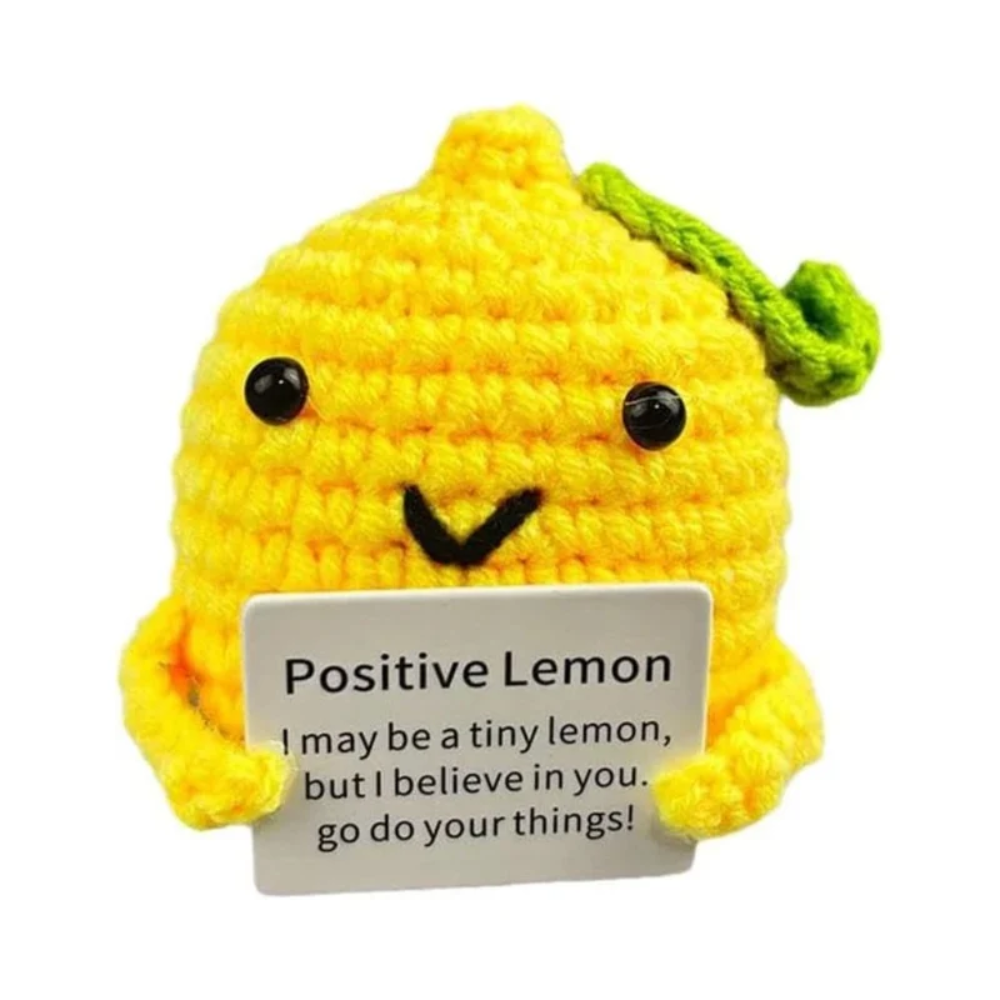 Handmade Crochet Plush Characters – Cute Knitted Fruit and Vegetable Toys