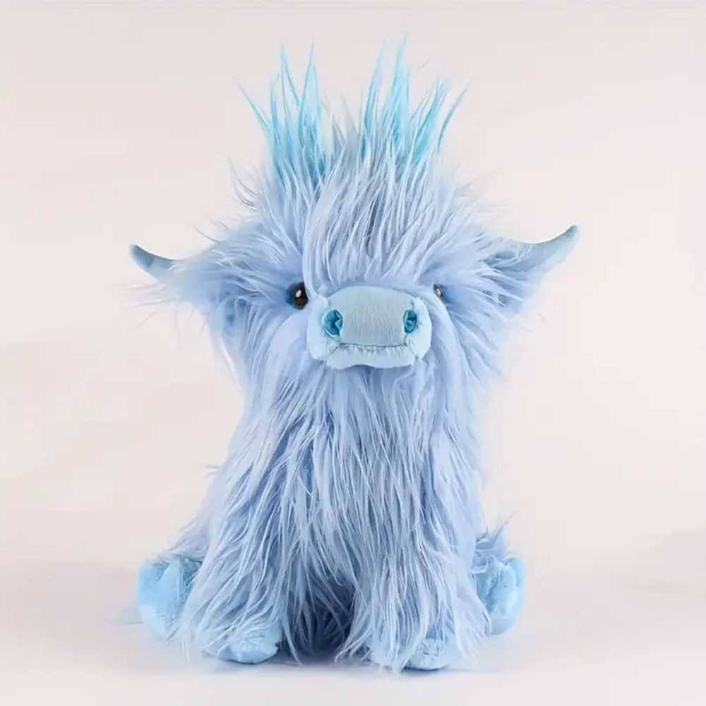 Highland Cow Plush Toy – Soft Fluffy Stuffed Animal
