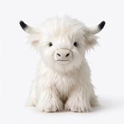 Highland Cow Plush Toy – Soft Fluffy Stuffed Animal