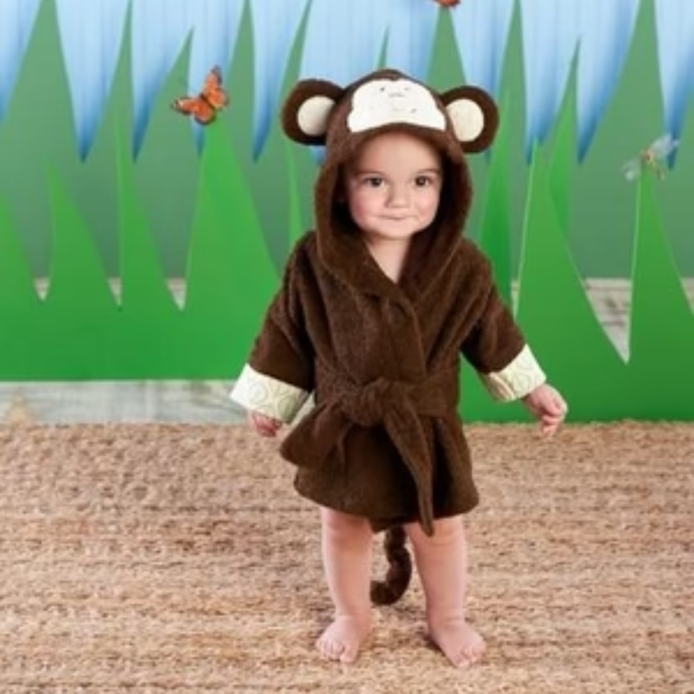 Hooded Animal Baby Bathrobe Towel for Babies | Soft Fabric