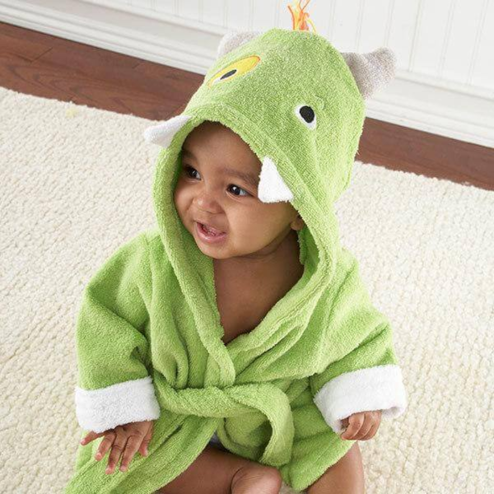 Hooded Animal Baby Bathrobe Towel for Babies | Soft Fabric