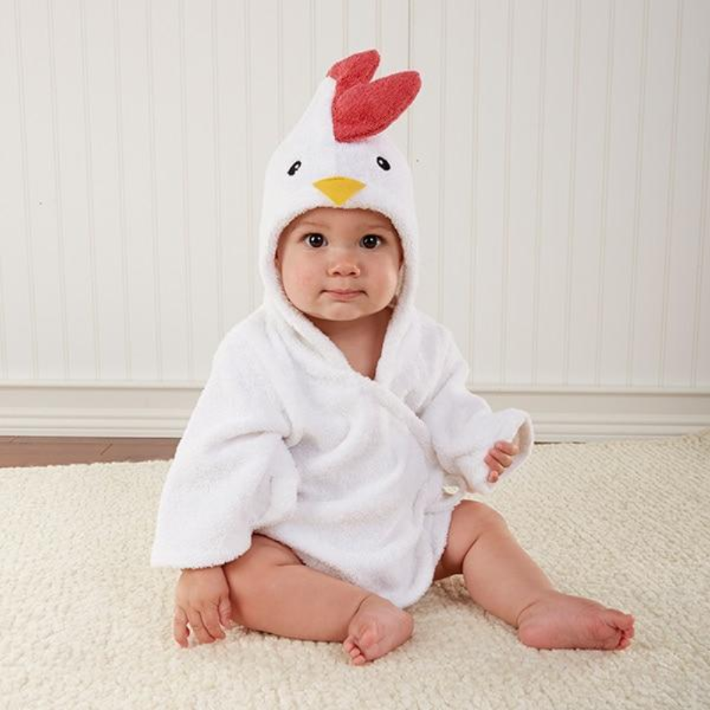 Hooded Animal Baby Bathrobe Towel for Babies | Soft Fabric