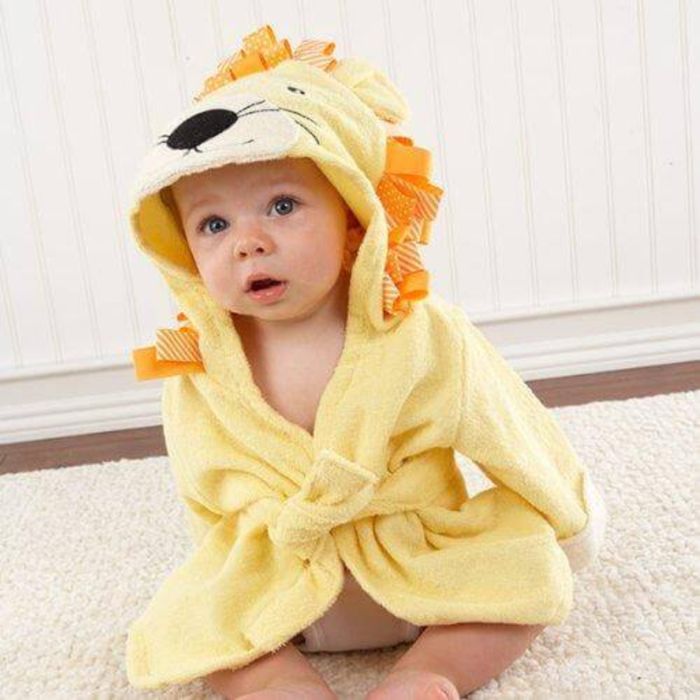 Hooded Animal Baby Bathrobe Towel for Babies | Soft Fabric