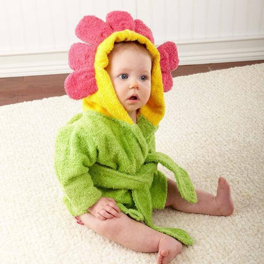 Hooded Animal Baby Bathrobe Towel for Babies | Soft Fabric