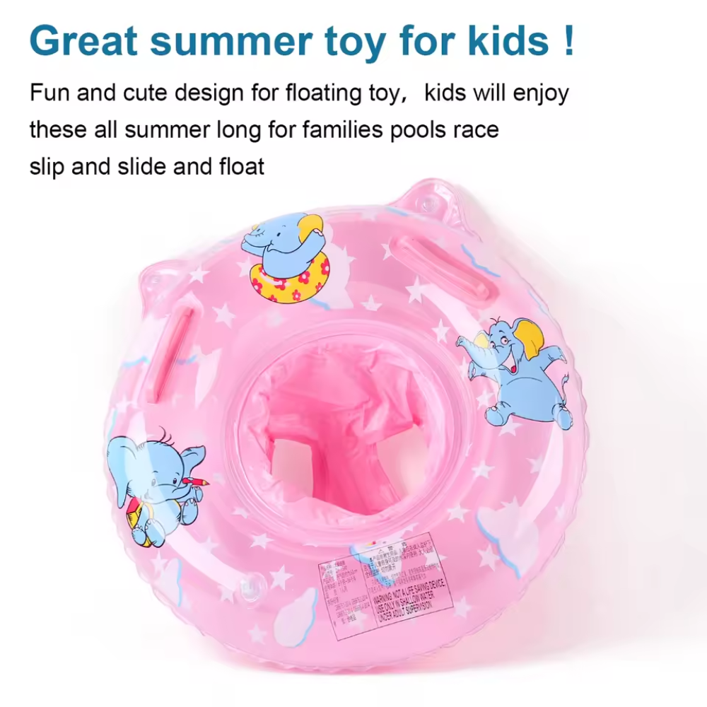 Inflatable Toddler Swim Ring (Ages 3–5) – Kids Pool Float for Summer Water Play