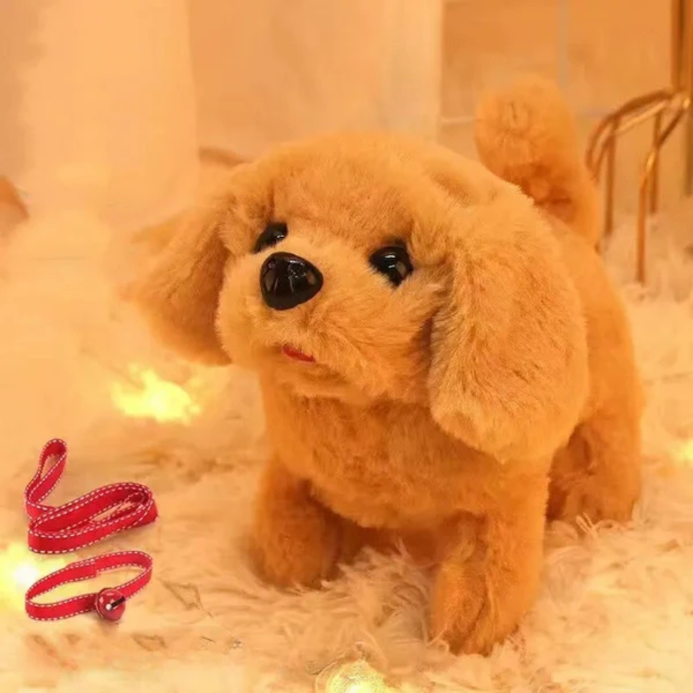 Interactive Walking Dog Toy – Plush Puppy with Sounds and Movement