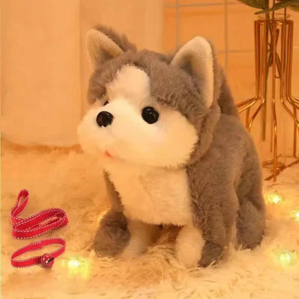 Interactive Walking Dog Toy – Plush Puppy with Sounds and Movement