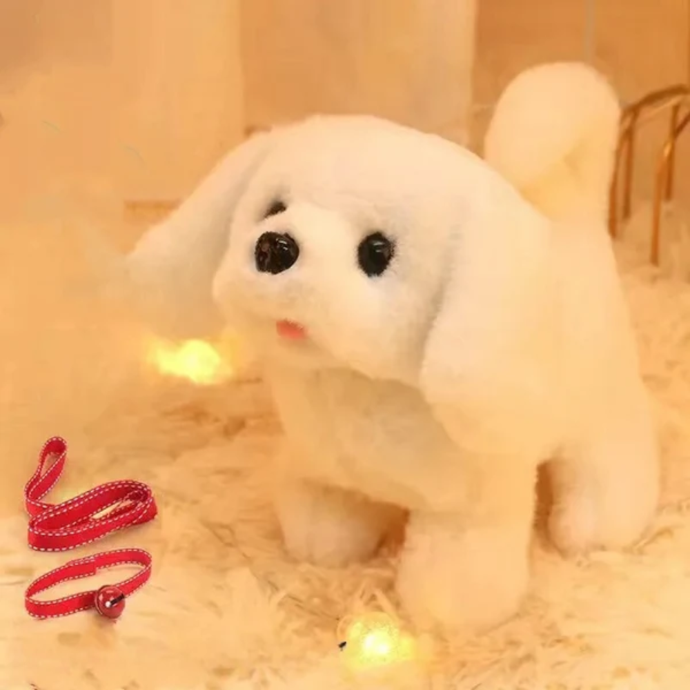Interactive Walking Dog Toy – Plush Puppy with Sounds and Movement