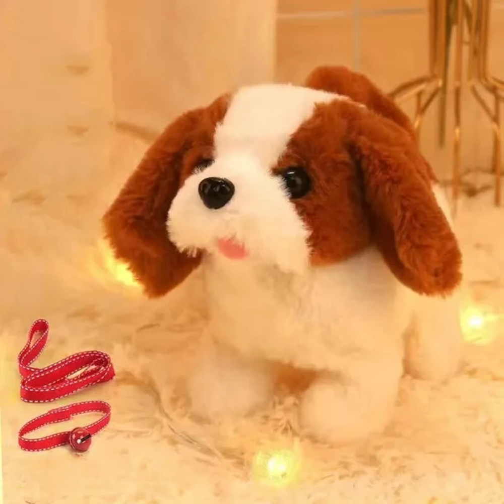 Interactive Walking Dog Toy – Plush Puppy with Sounds and Movement