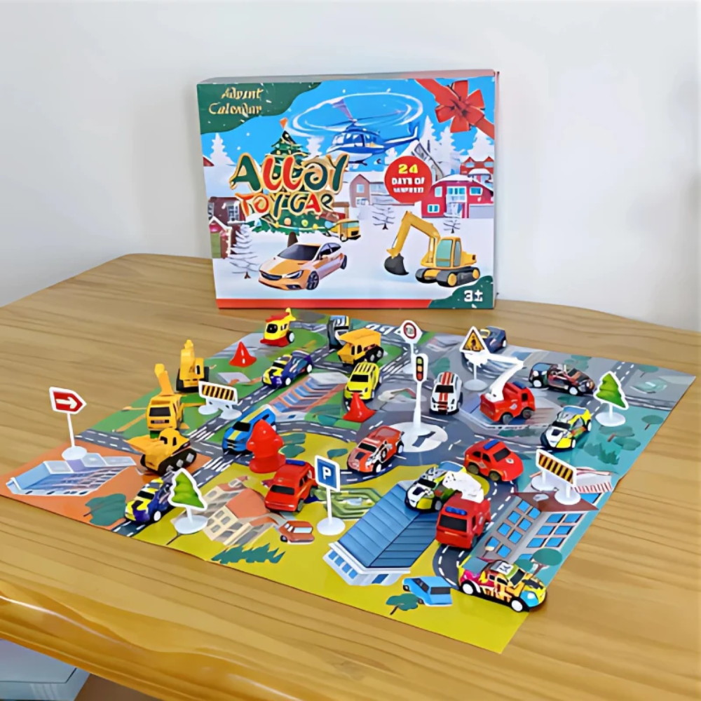 JingleJoy Kids Christmas Advent Calendar – Holiday Countdown with Surprise Toys