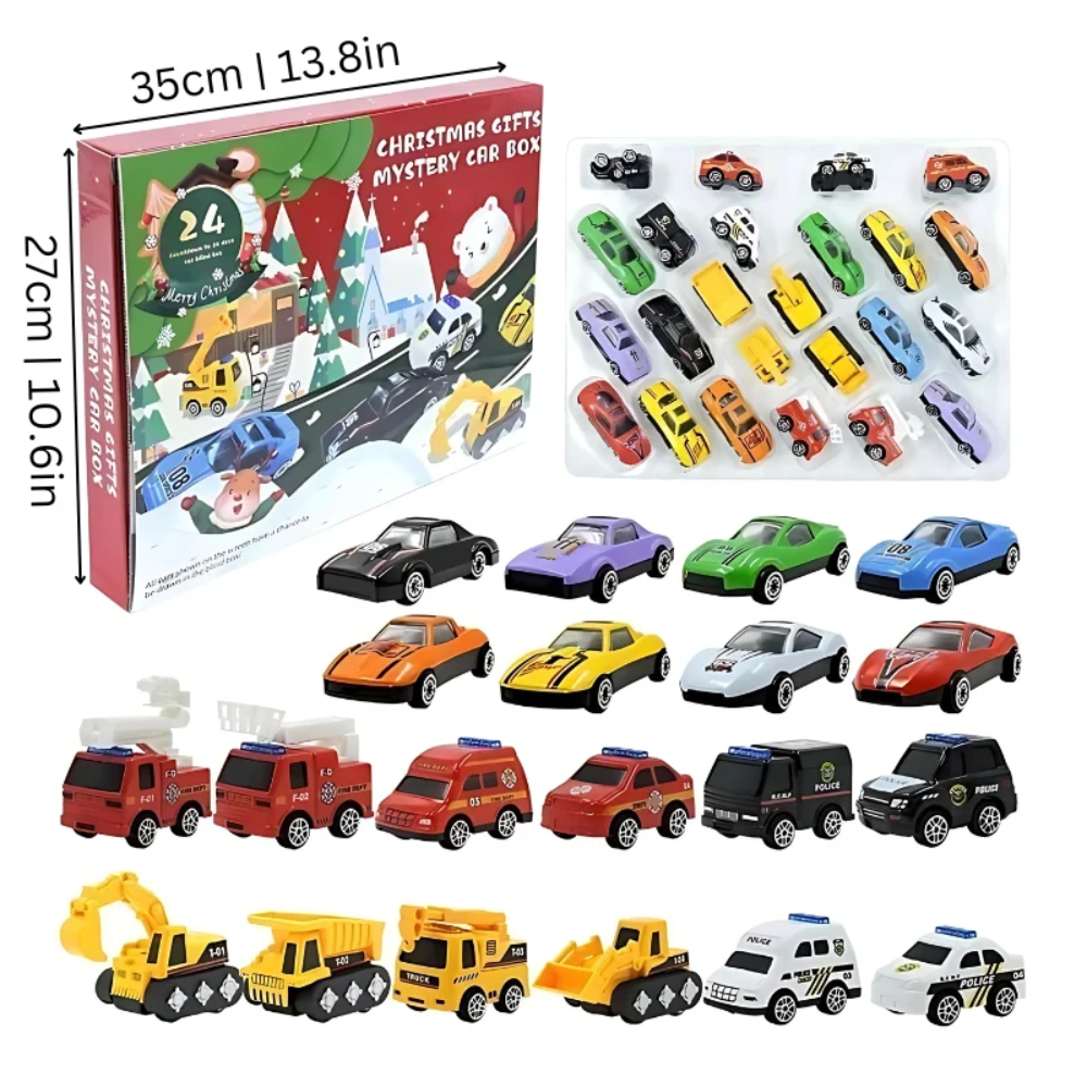 JingleJoy Kids Christmas Advent Calendar – Holiday Countdown with Surprise Toys