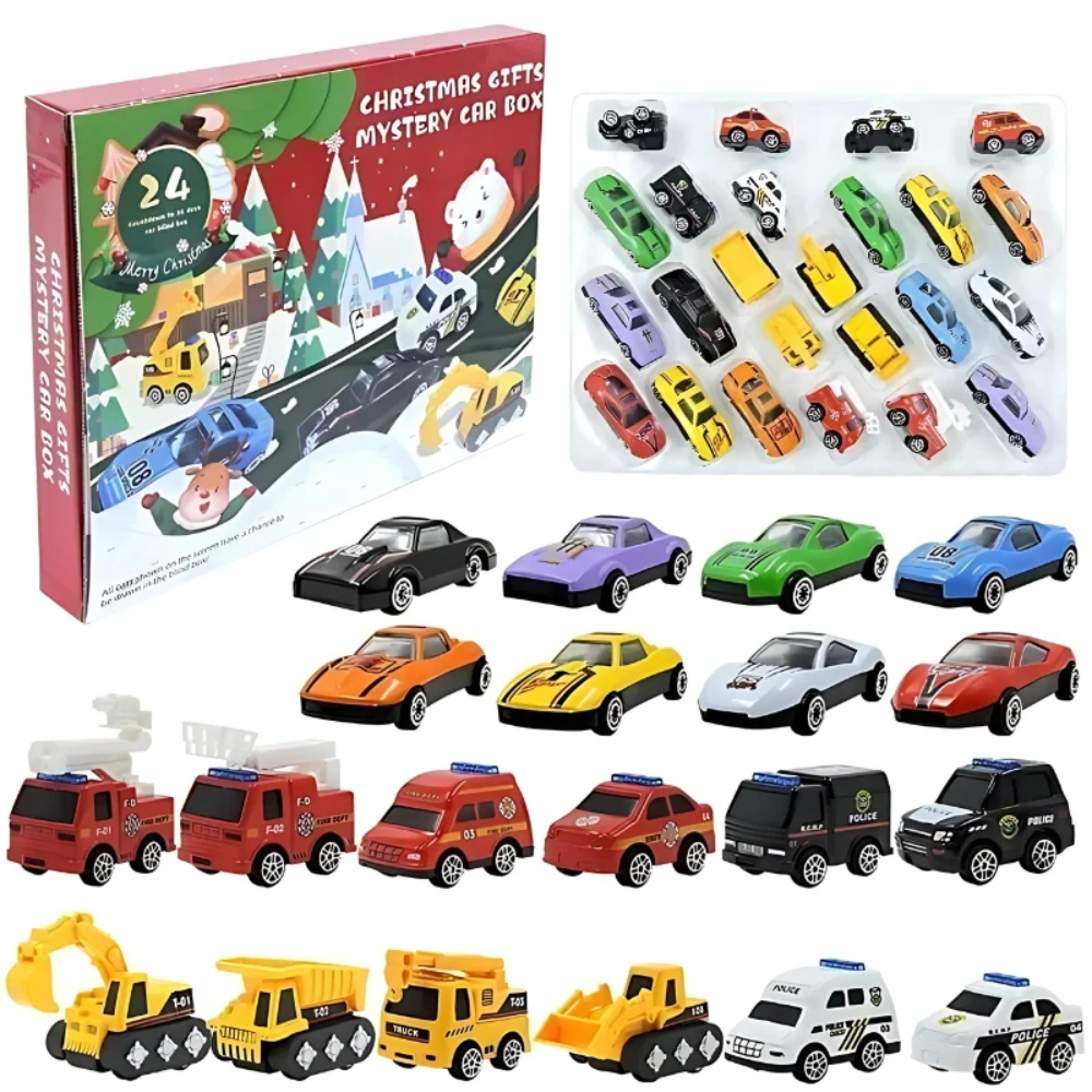 JingleJoy Kids Christmas Advent Calendar – Holiday Countdown with Surprise Toys