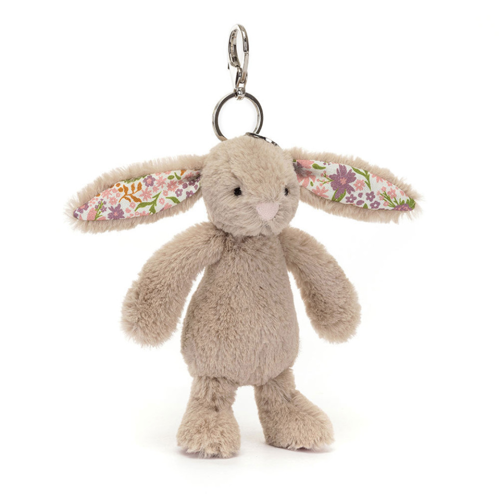 Khaki Bunny Bag Charm