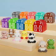 KidFarm Montessori Farm Animal Toys – Educational Counting, Matching and Sorting Game for Kids