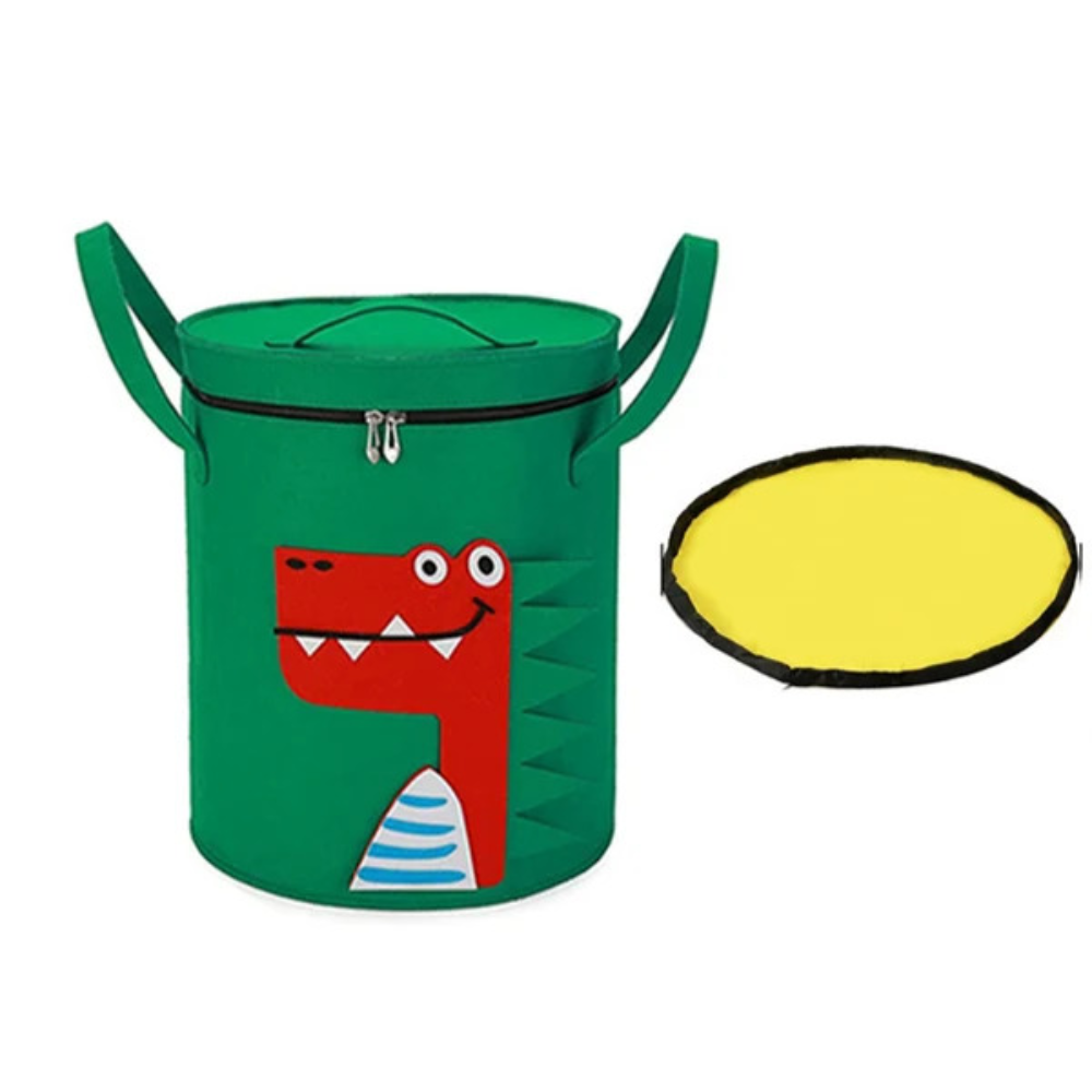 KiddoBucket Toy Storage Basket – Portable Play Mat and Toy Organizer for Kids