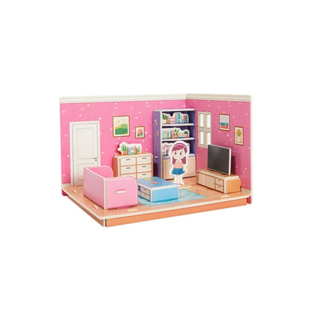 Kids 3D Room Puzzle – Interactive House Building and Educational Activity Set