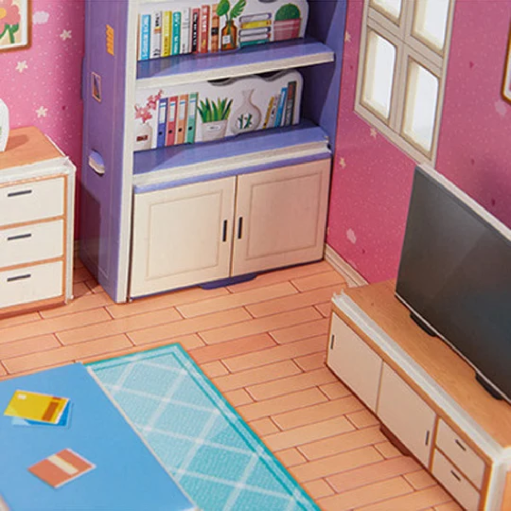 Kids 3D Room Puzzle – Interactive House Building and Educational Activity Set